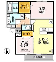 広島県福山市千田町３丁目（賃貸アパート2LDK・1階・54.23㎡） その2