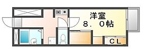 広島県福山市多治米町３丁目（賃貸アパート1K・1階・23.71㎡） その2