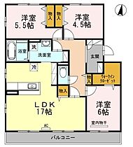 広島県福山市南手城町２丁目（賃貸アパート3LDK・1階・83.79㎡） その2