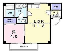 広島県福山市神辺町字道上（賃貸アパート1LDK・2階・37.13㎡） その2