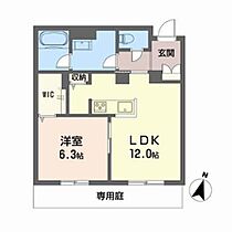 広島県福山市野上町１丁目（賃貸マンション1LDK・1階・47.01㎡） その2