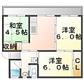 ビレッジハウス能島1号棟2階4.2万円