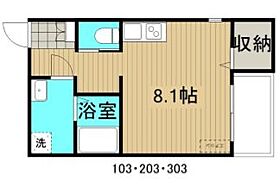 広島県福山市霞町４丁目（賃貸アパート1R・1階・25.95㎡） その2