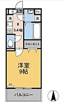 広島県福山市南手城町２丁目（賃貸アパート1K・3階・29.41㎡） その2