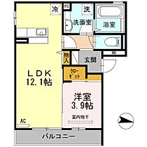 広島県福山市明神町１丁目（賃貸アパート1LDK・3階・40.90㎡） その1