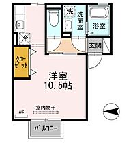 広島県福山市神辺町大字川北（賃貸アパート1R・2階・30.44㎡） その1