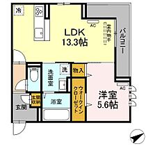 広島県福山市沖野上町２丁目（賃貸アパート1LDK・3階・47.67㎡） その2