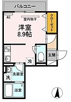 広島県福山市船町（賃貸アパート1R・3階・26.32㎡） その1