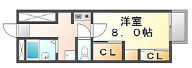 岡山県笠岡市富岡（賃貸アパート1K・1階・23.74㎡） その2