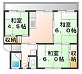 ビレッジハウス能島1号棟3階3.5万円