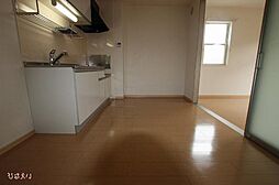 JR福塩線 万能倉駅 徒歩10分の賃貸アパート 1階2DKのリビング/ダイニング