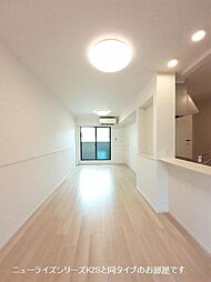 JR山陽本線 備後赤坂駅 徒歩6分の賃貸アパート 2階2LDKのリビング/ダイニング