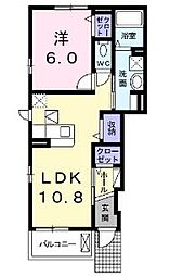 エクセルコート2 1LDKの間取図画像