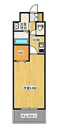 サンクレスト宇田 1Kの間取図画像