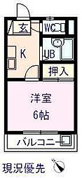 ルガノ・スチューデントホームA 1Kの間取図画像