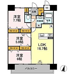 物件の間取り