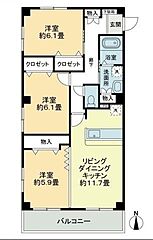 物件の間取り