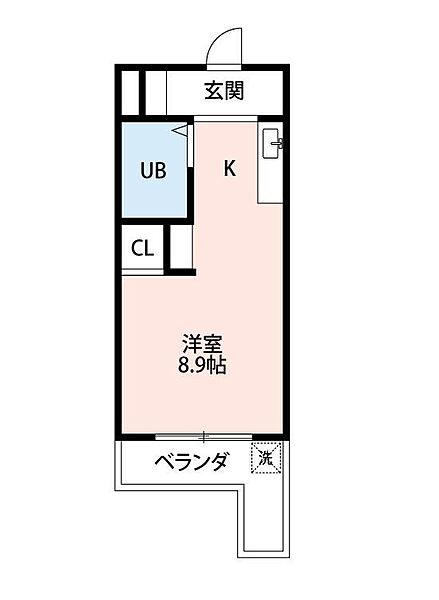 磐田グレイス第一マンション 508｜静岡県磐田市上岡田(賃貸マンション1R・1階・19.80㎡)の写真 その2