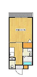 SKビル 1Kの間取図画像