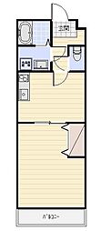 スプランドゥール 1DKの間取図画像