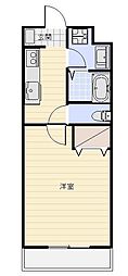 スプランドゥール 1Kの間取図画像