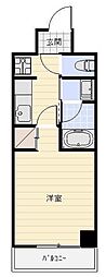 is常盤 1Kの間取図画像