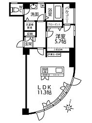 ノスタルジア 1LDKの間取図画像