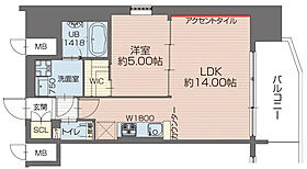 大阪府大阪市西区本田2丁目（賃貸マンション1LDK・2階・46.02㎡） その2