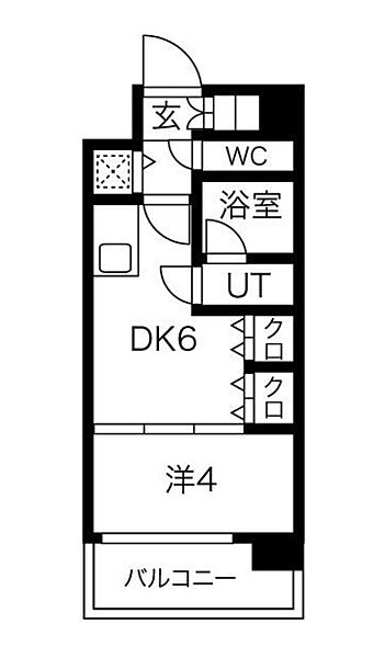 大阪府大阪市中央区淡路町4丁目(賃貸マンション1DK・3階・29.20㎡)の写真 その2