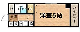 サンライズ野田阪神  ｜ 大阪府大阪市福島区海老江2丁目2-10（賃貸マンション1K・3階・17.00㎡） その2