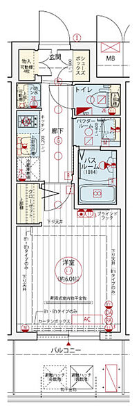 エステムコート中之島GATEII ｜大阪府大阪市西区川口2丁目(賃貸マンション1K・9階・20.85㎡)の写真 その2