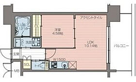 プレジオ阿波座  ｜ 大阪府大阪市西区川口3丁目3-11（賃貸マンション1LDK・10階・35.42㎡） その2