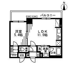 大阪府大阪市北区天満橋1丁目（賃貸マンション1LDK・3階・40.12㎡） その2