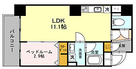 M：COURT新町  ｜ 大阪府大阪市西区新町1丁目14-35（賃貸マンション1LDK・15階・34.98㎡） その2