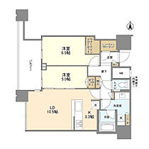 大阪府大阪市北区曾根崎2丁目15-16（賃貸マンション2LDK・34階・62.11㎡） その2