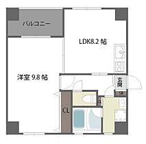 大阪府大阪市北区東天満2丁目4-17（賃貸マンション1LDK・6階・45.56㎡） その2