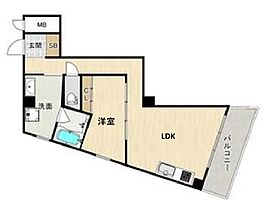 大阪府大阪市都島区片町1丁目（賃貸マンション1LDK・2階・45.04㎡） その2