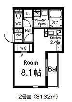 大阪府大阪市都島区片町1丁目2-10（賃貸アパート1R・2階・31.32㎡） その2