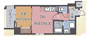 グランディール鷺洲  ｜ 大阪府大阪市福島区鷺洲2丁目5-15（賃貸マンション1DK・4階・34.22㎡） その2