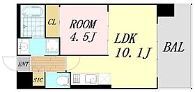 プレジオ阿波座  ｜ 大阪府大阪市西区川口3丁目（賃貸マンション1LDK・12階・35.42㎡） その2