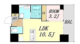 ノルデンタワー江坂プレミアム  ｜ 大阪府吹田市広芝町（賃貸マンション1LDK・4階・35.41㎡） その2