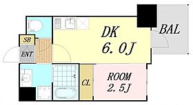 セレニテ天満橋アリア  ｜ 大阪府大阪市中央区船越町2丁目（賃貸マンション1DK・12階・22.60㎡） その2