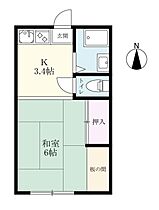 コスモタウン　Ｅ棟 202 ｜ 佐賀県佐賀市鍋島1丁目（賃貸アパート1K・2階・23.18㎡） その2