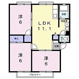 間取図画像 3LDK