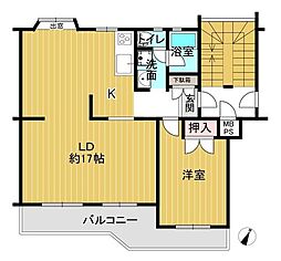 フラワーヒル豊四季 1LDKの間取図画像