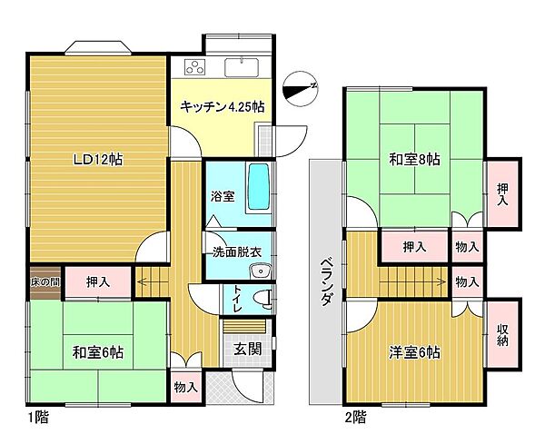 間取りを拡大表示