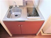 キッチンに２口コンロを完備です。