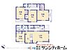 間取り：居室が4部屋のゆとりある設計！ご家族みんながテレワークや勉強などの自分時間を有意義に過ごせます