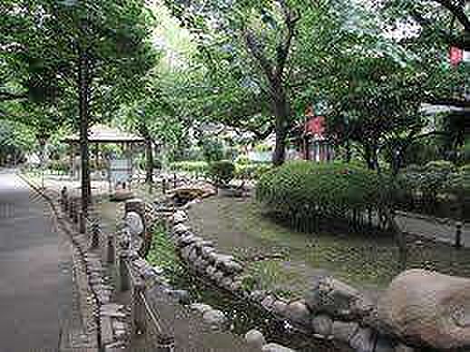 画像19:公園「旧呑川緑地まで2408m」