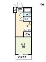 東京都大田区中馬込３丁目（賃貸マンション1R・3階・23.76㎡） その2